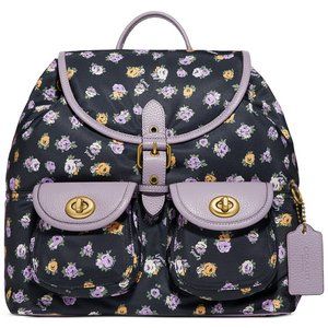 Coach Vintage Rose Print B4/Midnight Navy …